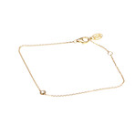 Cartier // 18k Rose Gold D’Amour Slimline Diamond Bracelet // 6.29"-7.08" // Store Display