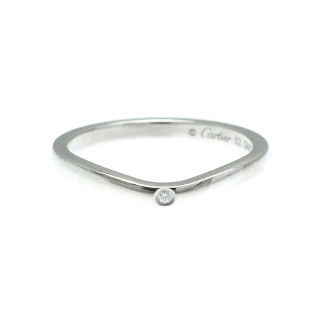 Cartier // Platinum Ballerina-Inspired Solitaire Ring // Ring Size: 6 // Store Display
