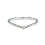 Cartier // Platinum Ballerina-Inspired Solitaire Ring // Ring Size: 6 // Store Display