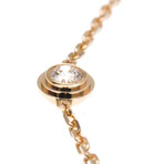 Cartier // 18k Rose Gold D’Amour Slimline Diamond Bracelet // 6.29"-7.08" // Store Display