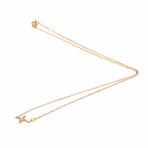 Louis Vuitton // 18k Rose Gold Monogram Diamond Medallion Necklace // 14.96"-15.74" // Store Display