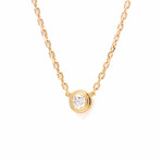 Cartier // 18k Rose Gold Amour-Inspired Diamond Pendant Necklace // 14.76"-15.94" // Store Display