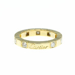 Cartier // 18k Yellow Gold Lanières Style Diamond Half Ring // Ring Size: 4.75 // Store Display