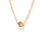 Cartier // 18k Rose Gold Amour-Inspired Diamond Pendant Necklace // 14.76"-15.94" // Store Display