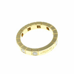 Cartier // 18k Yellow Gold Lanières Style Diamond Half Ring // Ring Size: 4.75 // Store Display