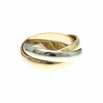 Cartier // 18k Rose Gold Trinity Three-Band Classic Ring // Ring Size: 4.75 // Store Display
