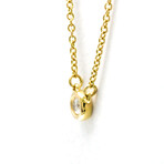 Tiffany & Co. // 18k Yellow Gold By The Yard Diamond Station Pendant Necklace // 16.33" // Store Display