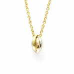 Cartier // 18k Rose Gold + 18k White Gold + 18k Yellow Gold Mini Trinity Drop Pendant Necklace // 16.92" // Store Display