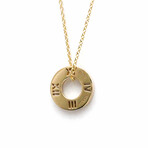 Tiffany & Co. // 18k Rose Gold Atlas Diamond Cut-Out Necklace // 16.14" // Store Display