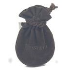 Tiffany & Co. // 18k Yellow Gold Kiss Pearl Accent Pendant Necklace // 15.94" // Store Display