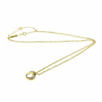 Cartier // 18k Rose Gold + 18k White Gold + 18k Yellow Gold Mini Trinity Drop Pendant Necklace // 16.92" // Store Display