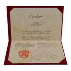 Cartier // 18k Rose Gold + 18k White Gold + 18k Yellow Gold Mini Trinity Link Necklace // 14.96"-16.14" // Store Display