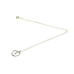 Tiffany & Co. // 925 Sterling Silver Polished Apple Icon Pendant Necklace // 16.14" // Store Display