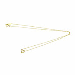 Tiffany & Co. // 18k Yellow Gold Heartfelt Spark Diamond Pendant Necklace // 15.94" // Store Display