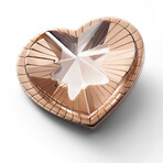 Baccarat Gold Vermeil Star of My Heart Pendant // Pendant Only // Rose