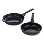BergHOFF Leo Stone+ 2pc Nonstick Ceramic Fry Pan Set, Recycled
