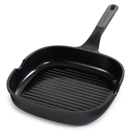 BergHOFF Leo Stone+ Nonstick Ceramic Grill Pan 10.25", Recycled