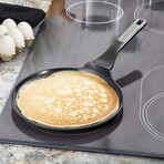 BergHOFF Leo Stone+ 5pc Nonstick Ceramic Specialty Pan Set with Turner, Recycled
