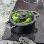 BergHOFF Leo Stone+ 5pc Nonstick Ceramic Cookware Set, Recycled