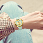 Gamages of London Ladies Heartbeat Diamond Quartz // GAW571