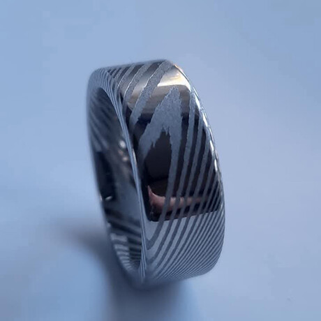 Damascus Band // 4mm Width (5)
