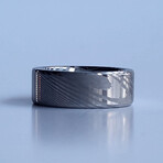 Damascus Band // 4mm Width (6)