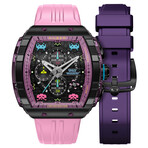 Nubeo Magellan Chronograph Space Invaders Limited Edition Quartz // NB-6024-SI-07