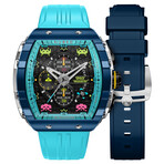 Nubeo Magellan Chronograph Space Invaders Limited Edition Quartz // NB-6024-SI-0A