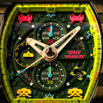 Nubeo Magellan Chronograph Space Invaders Limited Edition Quartz // NB-6024-SI-05