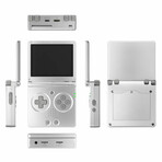 Retropian SP: The Ultimate Flip-Style Retro Gaming Console (Transparent Black)