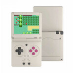 Retropian SP: The Ultimate Flip-Style Retro Gaming Console (Transparent Black)