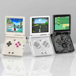Retropian SP: The Ultimate Flip-Style Retro Gaming Console (Transparent Black)