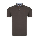 Embroidered Logo Polo Shirt // Khaki (S)