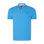 Embroidered Logo Polo Shirt // Dark Turquoise (S)