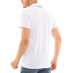 Embroidered Logo Polo Shirt // White (S)