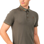 Tipped Polo Shirt // Khaki (S)