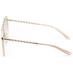 Versace // Women's // VE2267-12527E-64 // Pale Gold + Light Pink Mirror Silver Grad