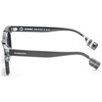 Burberry // Women's // Briar BE4392U-405187-52 // Black/Check White Black + Dark Gray