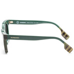 Burberry // Women's // Briar BE4392U-405687-52 // Green Check Green + Dark Gray