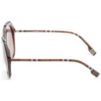 Burberry // Women's // Vanessa BE4375-401713-55 // Dark Havana + Brown Gradient