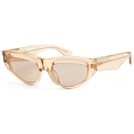 Burberry // Women's // BE4425U-40635A-55 // Brown + Light Brown Mirror Flash Gold