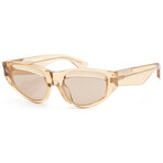 Burberry // Women's // BE4425U-40635A-55 // Brown + Light Brown Mirror Flash Gold