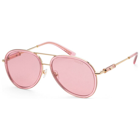 Versace // Unisex // VE2260-100284-60 // Transparent Pink + Pink