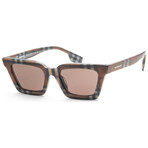 Burberry // Women's // Briar BE4392U-396673-52 // Check Brown + Dark Brown