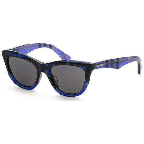 Burberry // Women's // BE4435F-411387-53 // Check Violet + Dark Gray