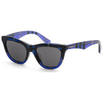 Burberry // Women's // BE4435F-411387-53 // Check Violet + Dark Gray
