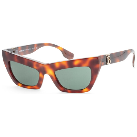 Burberry // Women's // BE4405-331671-51 // Light Havana + Dark Green