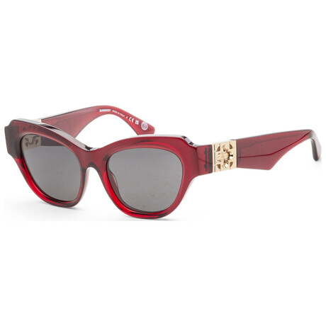 Burberry // Women's // BE4423-412887-52 // Bordeaux + Dark Gray