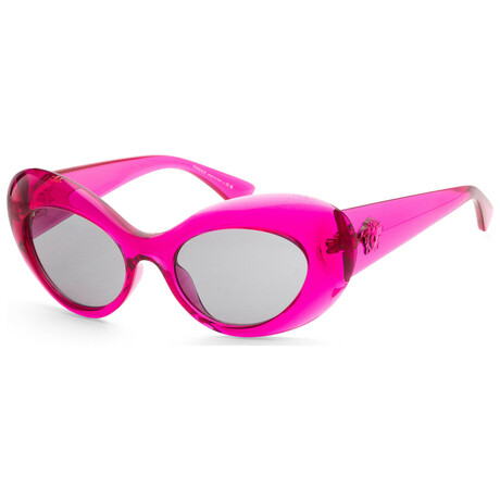 Versace // Women's // VE4456U-533487-52 // Pink Transparent + Dark Gray