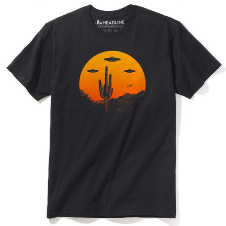 Ufo Country T-Shirt // Black (S)